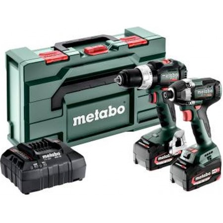 Metabo Combo Zestaw 2.8.8 18V ( 602316890+602397840+18 V/2x5,2 Ah) metaBOX 685200000
