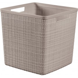 CURVER JUTE 17L Koszyk kwadratowy 28 x 28 x 27 cm, taupe 01906-382