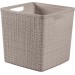 CURVER JUTE 17L Koszyk kwadratowy 28 x 28 x 27 cm, taupe 01906-382