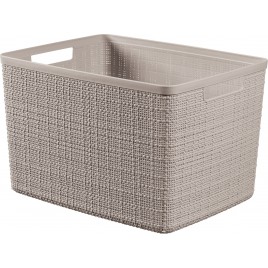 CURVER JUTE L 20L Koszyk 36 x 28 x 23 cm, taupe 01907-382