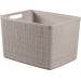 CURVER JUTE L 20L Koszyk 36 x 28 x 23 cm, taupe 01907-382