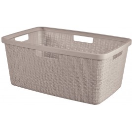 CURVER JUTE 46L Kosz na czyste pranie 59 x 39 x 26 cm, taupe 08091-308