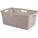 CURVER JUTE 46L Kosz na czyste pranie 59 x 39 x 26 cm, taupe 08091-308