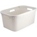 CURVER STYLE 45L Kosz na czyste pranie 59,2 x 38 x 27 cm, kremowy 00708-885