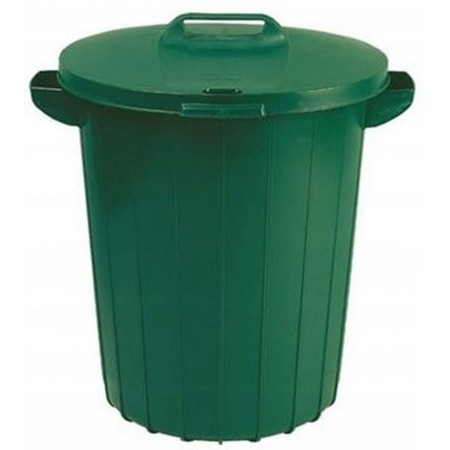 KETER 90L Pojemnik na odpady, 49 x 49 x 58 cm, zielony 17187521
