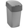 CURVER FLIP BIN 25L Kosz na śmieci 47 x 26 x 34 cm srebrny/szary 02171-686
