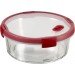 CURVER SMART COOK 1,2L Pojemnik okrągły szklany 20 x 11 c transparentny/czerwony 00116-472
