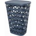 CURVER OCEANA 55L Kosz na bieliznę 42,6 × 34,5 × 60,1 cm, niebieski 00520-Z99