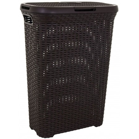CURVER STYLE 40L Kosz na bieliznę 44,8 x 61,5 x 26,5 cm, ciemny brąz 00709-210 CURVER STYLE 40L Kosz na bieliznę 44,8 x 61,5 x 26,5 cm, ciemny brąz 00709-210