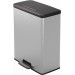 CURVER DECO BIN 65L Kosz na śmieci 48,6 x 31,6 x 61,5 cm srebrny 01128-C70