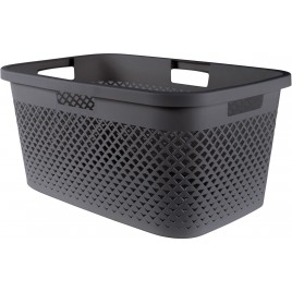 CURVER PURE 47L Kosz na czyste pranie 60 x 40 x 28 cm, szary 01917-G43