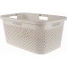 CURVER PURE 47L Kosz na czyste pranie 60 x 40 x 28 cm, beżowy 01917-X64