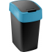 CURVER FLIP BIN 9L Kosz na śmieci 35 x 18,9 x 23,5 cm czarny/niebieski 02170-280