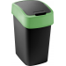 CURVER FLIP BIN 9L Kosz na śmieci 35 x 18,9 x 23,5 cm czarny/zielony 02170-847