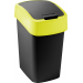 CURVER FLIP BIN 9L Kosz na śmieci 35 x 18,9 x 23,5 cm czarny/żółty 02170-E64