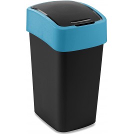 CURVER FLIP BIN 25L Kosz na śmieci 47 x 26 x 34 cm czarny/niebieski 02171-280
