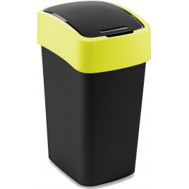 CURVER FLIP BIN 25L Kosz na śmieci 47 x 26 x 34 cm czarny/żółty 02171-E64