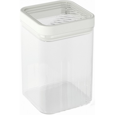 CURVER KARA 1,2L Pojemnik na artykuły sypkie 10,7 × 10,7 × 15 cm, biały 03101-W53