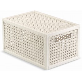 CURVER KAYA S 7L Koszyk z przykrywką 18,8 x 30 x 15,4 cm, kremowy 17213762 CURVER KAYA S 7L Koszyk z przykrywką 18,8 x 30 x 15,4 cm, kremowy 17213762
