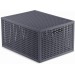 CURVER KAYA M 20L Koszyk z pokrywą 37,6 × 30 × 20,7 cm, ciemnoszary 17213763