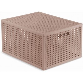 CURVER KAYA M 20L Koszyk z przykrywką 37,6 × 30 × 20,7 cm, pudrowy róż 17213763 CURVER KAYA M 20L Koszyk z przykrywką 37,6 × 30 × 20,7 cm, pudrowy róż 17213763