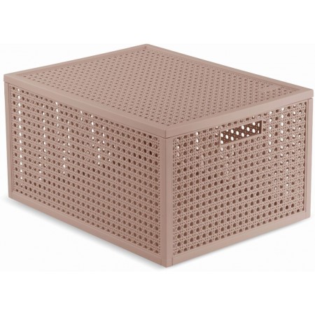 CURVER KAYA M 20L Koszyk z przykrywką 37,6 × 30 × 20,7 cm, pudrowy róż 17213763 CURVER KAYA M 20L Koszyk z przykrywką 37,6 × 30 × 20,7 cm, pudrowy róż 17213763