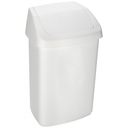 CURVER SWING BIN 10L Kosz na śmieci 24,6 x 19,8 x 37,3 cm biały 03984-026