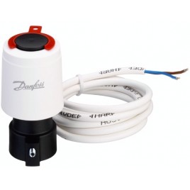 Danfoss TWA-A NC/S 24 V 1,2 m siłownik termiczny do RA, normalnie zamknięty bez zasilania