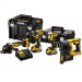 DeWALT DCK422P3T Zestaw Narzędzi DCD796+DCH273+DCF887+DCG405+3 x 5,0 Ah+DCB115