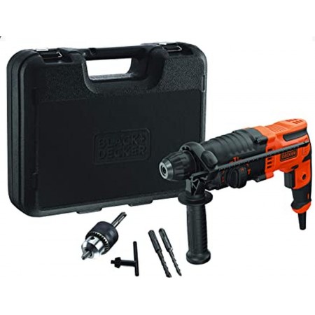 Black & Decker BEHS01 Młotowiertarka do wiercenia i podkuwania SDS-Plus (1,4J/650W)Walizka