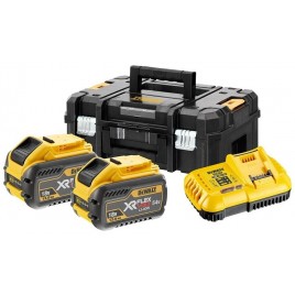 DeWALT DCB118Y2T Zestaw 2 x akumulator 54V Li-Ion 12,0Ah + ładowarka + Tstak