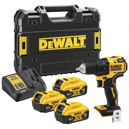 DeWALT DCD708P3T Aku wiertarka walizkowa (65Nm/18V/3x5Ah) Tstak