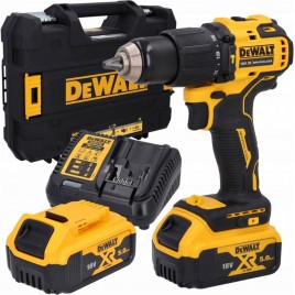 DeWALT DCD709P2T aku. wiertarko-wkrętarka udarowa 65 Nm (18V/2×5,0Ah) w walizce TSTAK