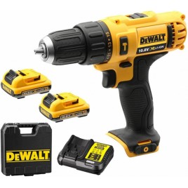 DeWALT DCD716D2 Aku wiertarko-wkrętarka udarowa (30Nm/10,8V/2x2,0Ah) walizka