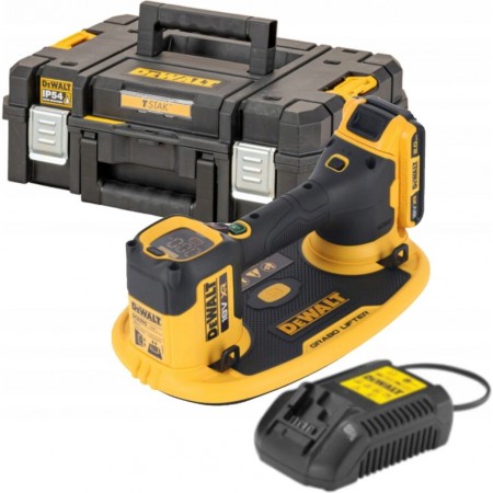 DeWALT DCE590D1T Grabo Aku przyssawka próżniowa XR (18V/1x 2,0 Ah) Koffer walizka
