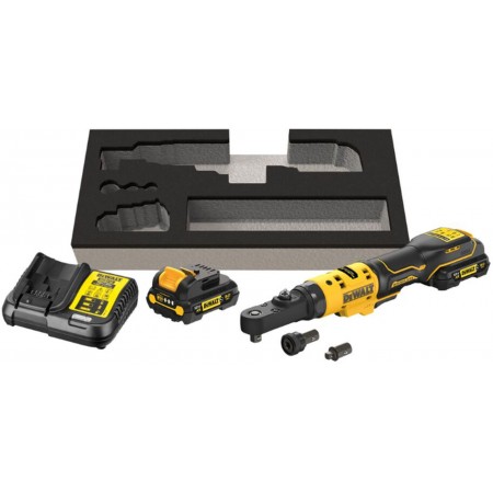 DeWALT DCF500L2G Akumulatorowy klucz zapadkowy 1/4''+ 3/8” (12V/2x3,0Ah) DeWALT DCF500L2G Akumulatorowy klucz zapadkowy 1/4''+ 3/8” (12V/2x3,0Ah)