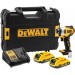 DeWALT DCF809D2T Zakrętarka udarowa 1/4" /190Nm, XR (18V/2x2,0Ah) Tstak