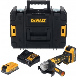 DeWALT DCG404S2T Szlifierka kątowa XR (125mm/18V/bez aku/walizka Tstak)