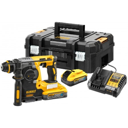 DeWALT DCH273H2T Akumulatorowa młotowiertarka (2,1J/18V/2x5,0Ah PowerStack) Tstak