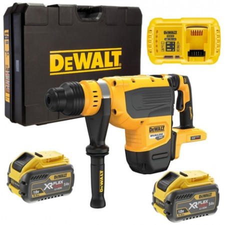 DeWALT DCH735X2 Aku Młot udarowo-obrotowy SDS-Max XR FlexVolt (13,3J/54V/2x9,0Ah) Tst DeWALT DCH735X2 Aku Młot udarowo-obrotowy SDS-Max XR FlexVolt (13,3J/54V/2x9,0Ah) Tst