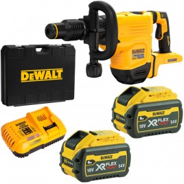 DeWALT DCH832X2 Aku Młot wyburzeniowy SDS-Max, XR FlexVolt 54V, 10,5J, Tstak,(2x9,0Ah)