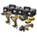 DeWALT DCK384P2T Zestaw (DCD796+DCF887+DCG405+18V/2x5,0Ah) 2xTstak