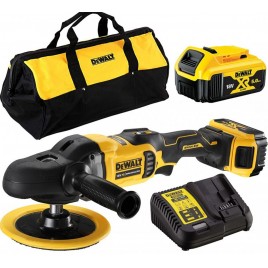 DeWALT DCM849P2 Polerka rotacyjna 125-180 mm XR (18V/2x5,0Ah) Torba