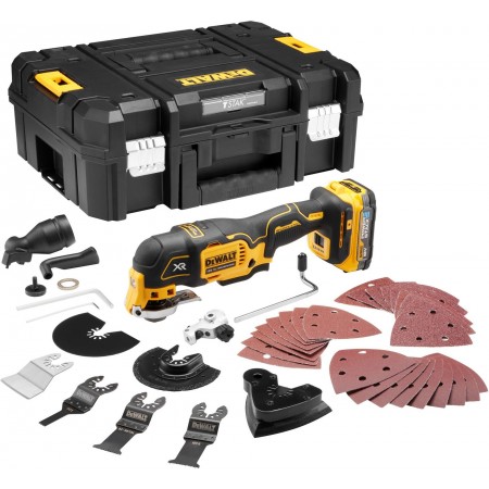 DeWALT DCS356E1T Narzędzie wielofunkcyjne 18V (1x1,7Ah Powerstack) Tstak DeWALT DCS356E1T Narzędzie wielofunkcyjne 18V (1x1,7Ah Powerstack) Tstak