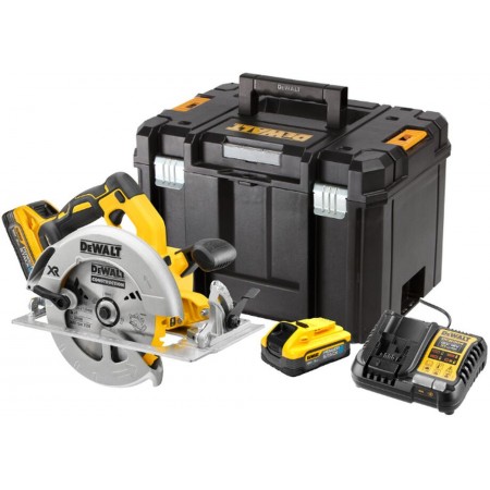 DeWALT DCS570H2T Piła tarczowa (18V/2x5,0Ah PowerStack) Tstak