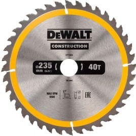 DeWALT DT1955 Tarcza do drewna 235 x 30 mm 40 zeby