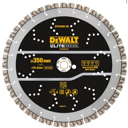 DeWALT DT20465 Tarcza diamentowa betonu 350x25,4mm