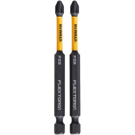 DeWALT DT70566T Końcówki wkrętarskie Pz2 x 89 mm - 2 szt. DeWALT DT70566T Końcówki wkrętarskie Pz2 x 89 mm - 2 szt.