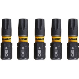 DeWALT DT7384T Końcówki wkrętarskie T30 x 25 mm - 5 szt. DeWALT DT7384T Końcówki wkrętarskie T30 x 25 mm - 5 szt.