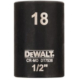 DeWALT DT7536 Płytka nasadka udarowa 1/2”, 18 mm DeWALT DT7536 Płytka nasadka udarowa 1/2”, 18 mm